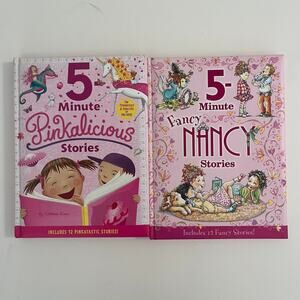 Pinkalicious & Fancy Nancy 5-Minute Stories Hardcover Book Bundle